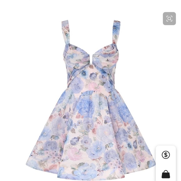 Zimmermann rebellion drape mini dress - Picture 3 of 7